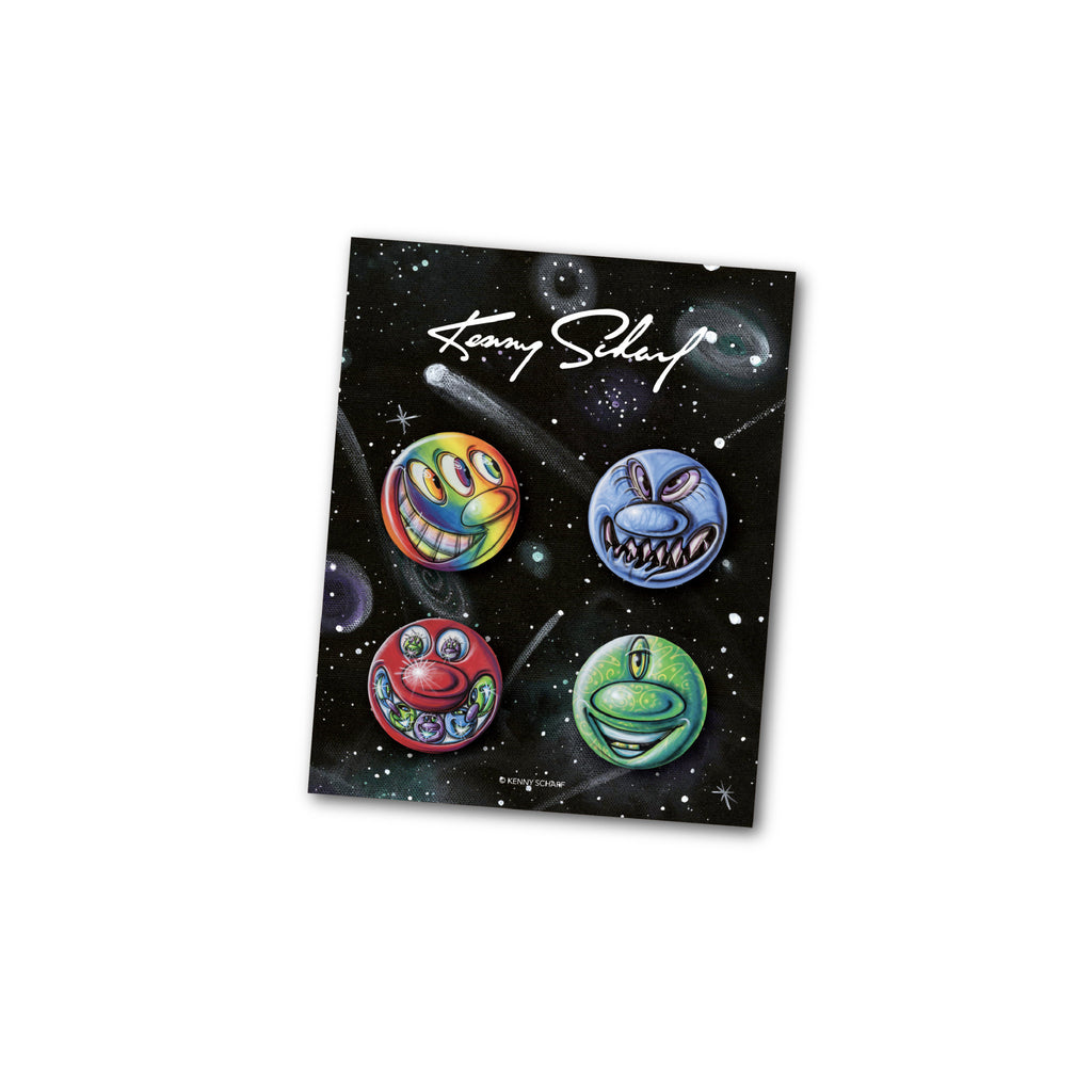 Kenny Scharf Button Pack - Wynwood Walls Shop