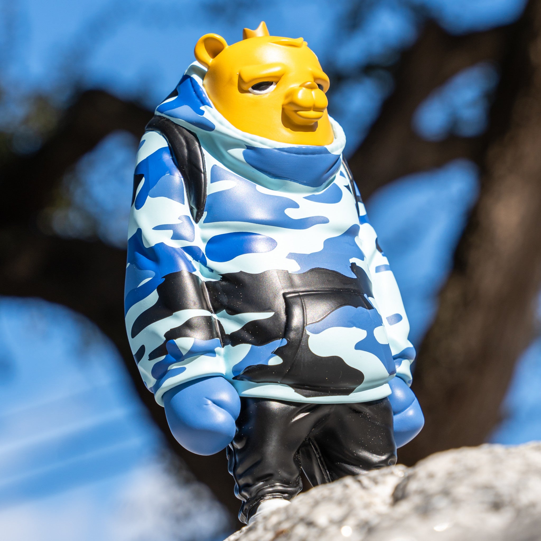 JC Rivera x Mike Fudge The Kub Champ Blue Camo Edition - Wynwood Walls Shop