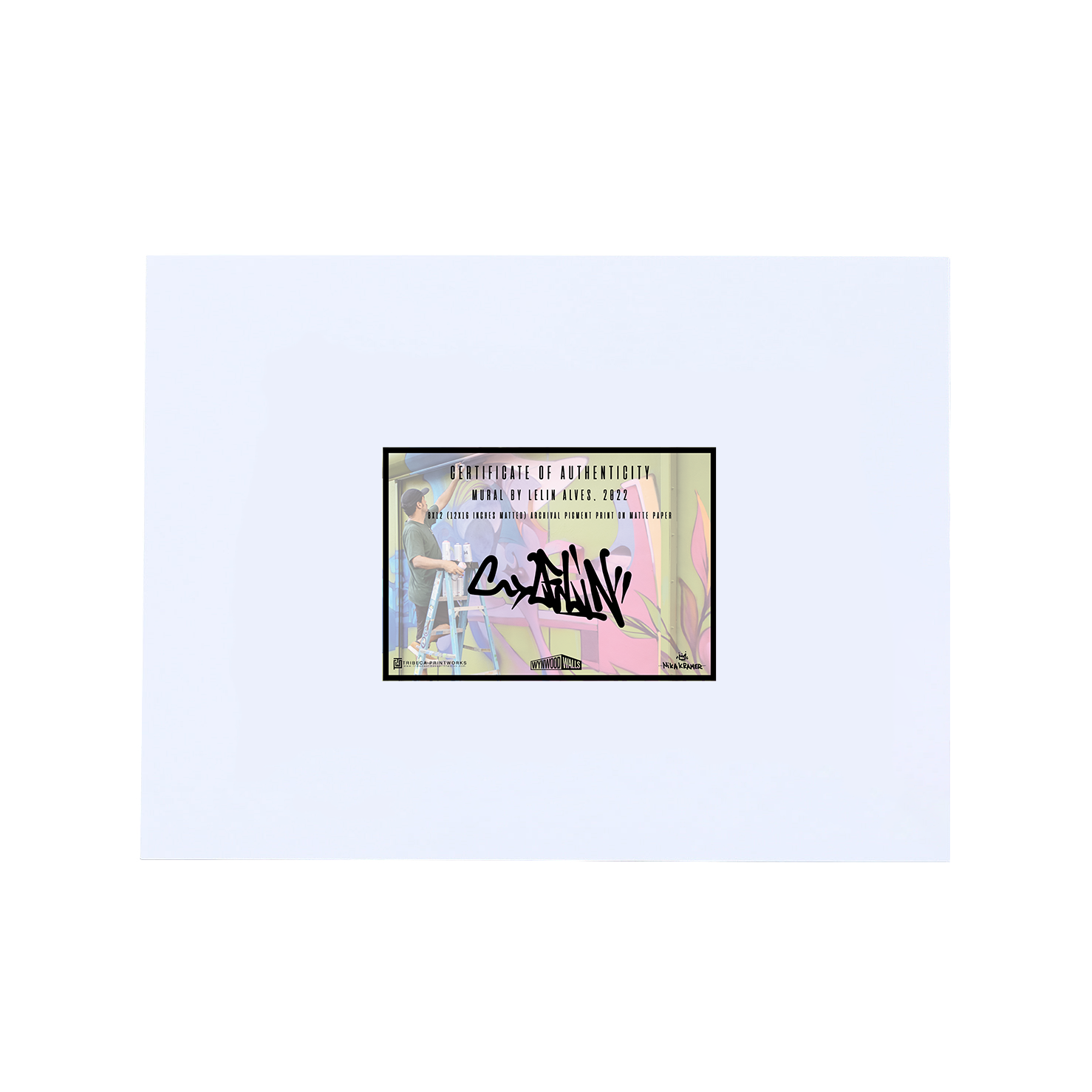 LELIN ALVES Matted Print 2022 - Wynwood Walls Shop