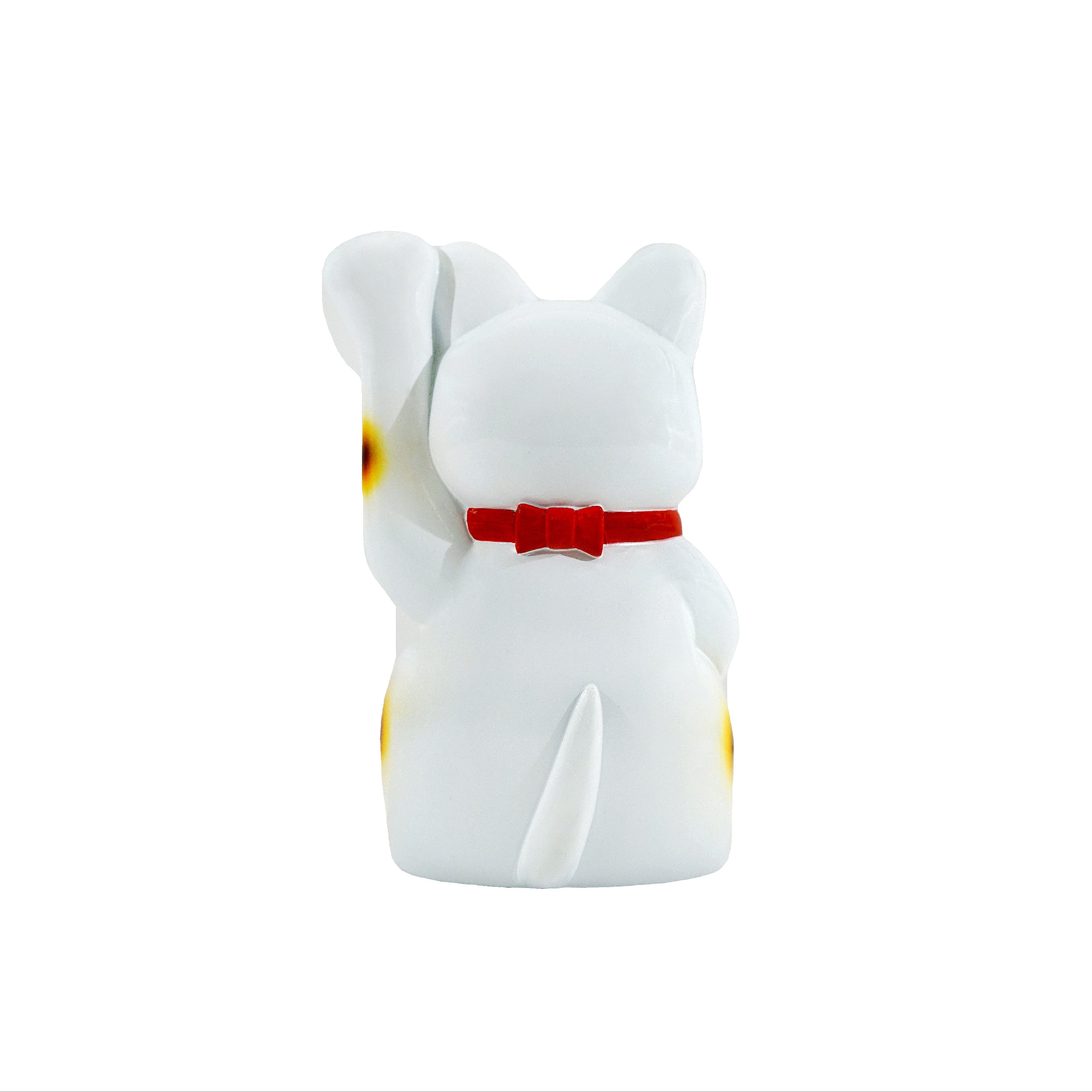 Ron English White Lucky Cat Grin – 8” Vinyl Art Figure – The