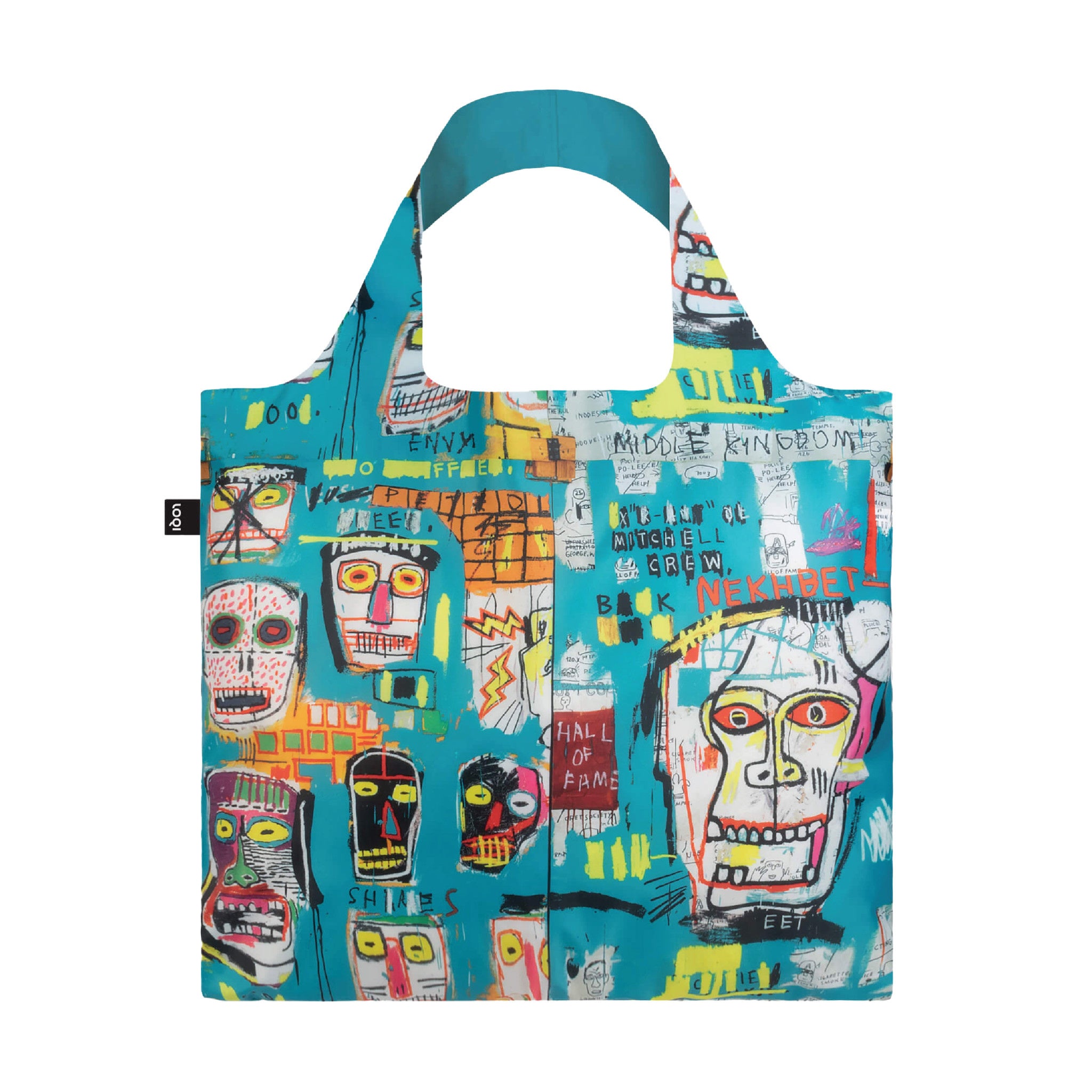 Jean Michel Basquiat Skull Recycled Bag Main image