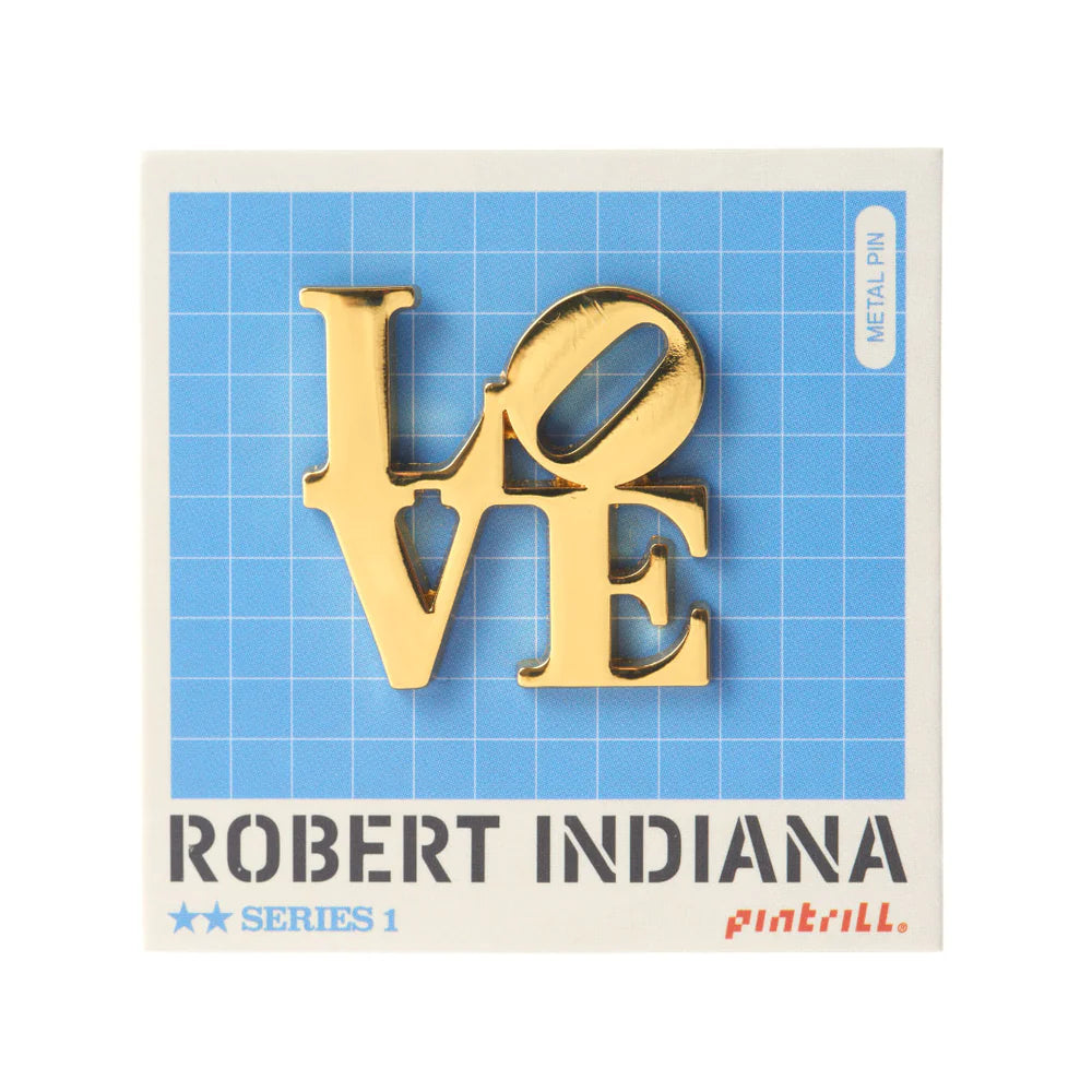 Robert Indiana LOVE Gold Pin Secondary image
