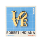 Robert Indiana LOVE Gold Pin