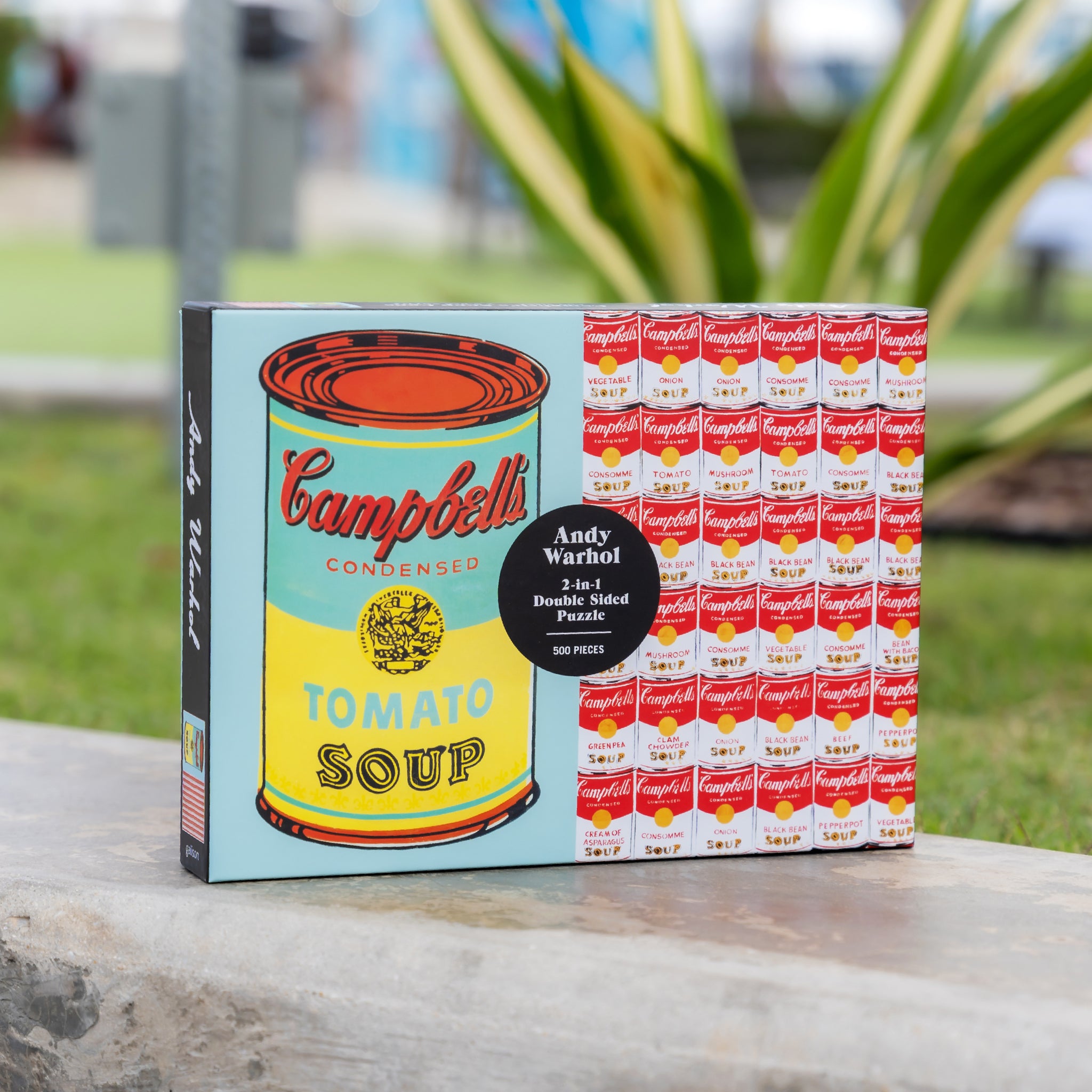 Andy Warhol SOUP CAN Double-Sided 500 Piece Puzzle