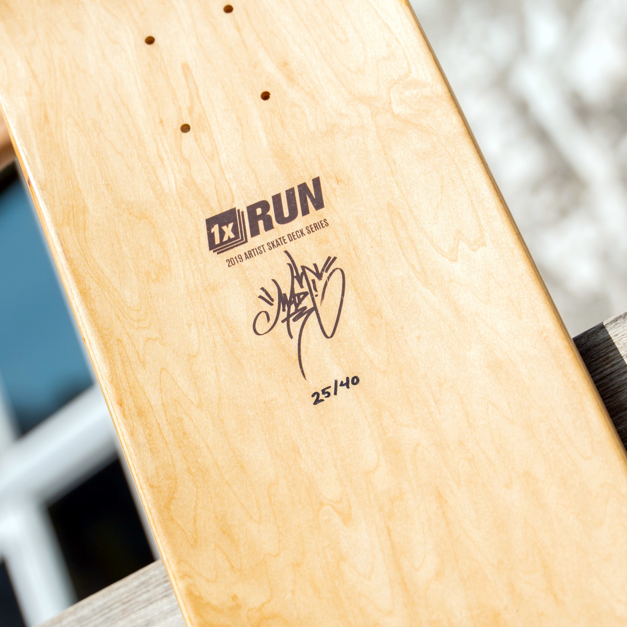 MadC "Bluebird - 3-Deck Tryptic" Skate Deck - Wynwood Walls Shop
