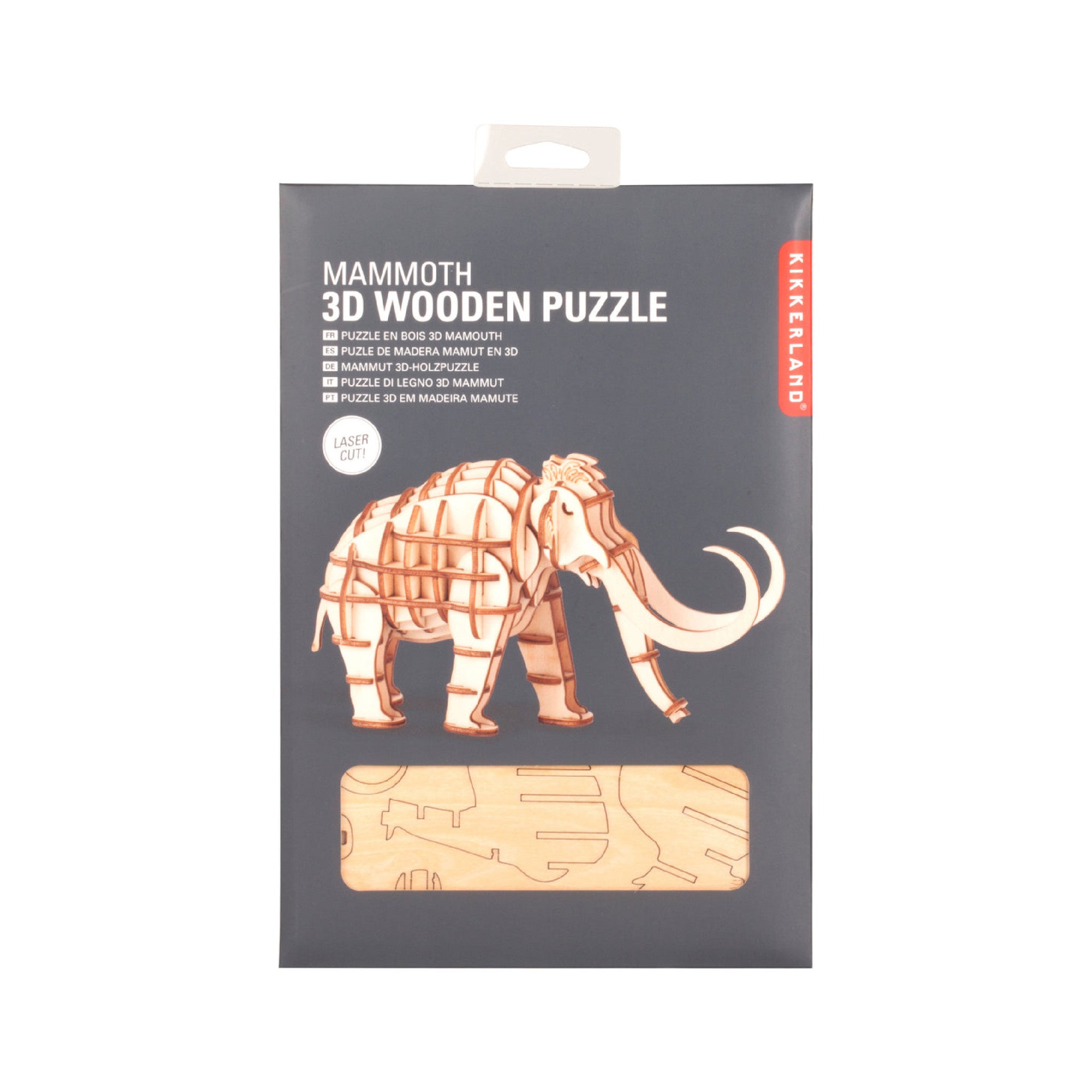 Mammoth 3D Wooden Puzzle - Wynwood Walls Shop