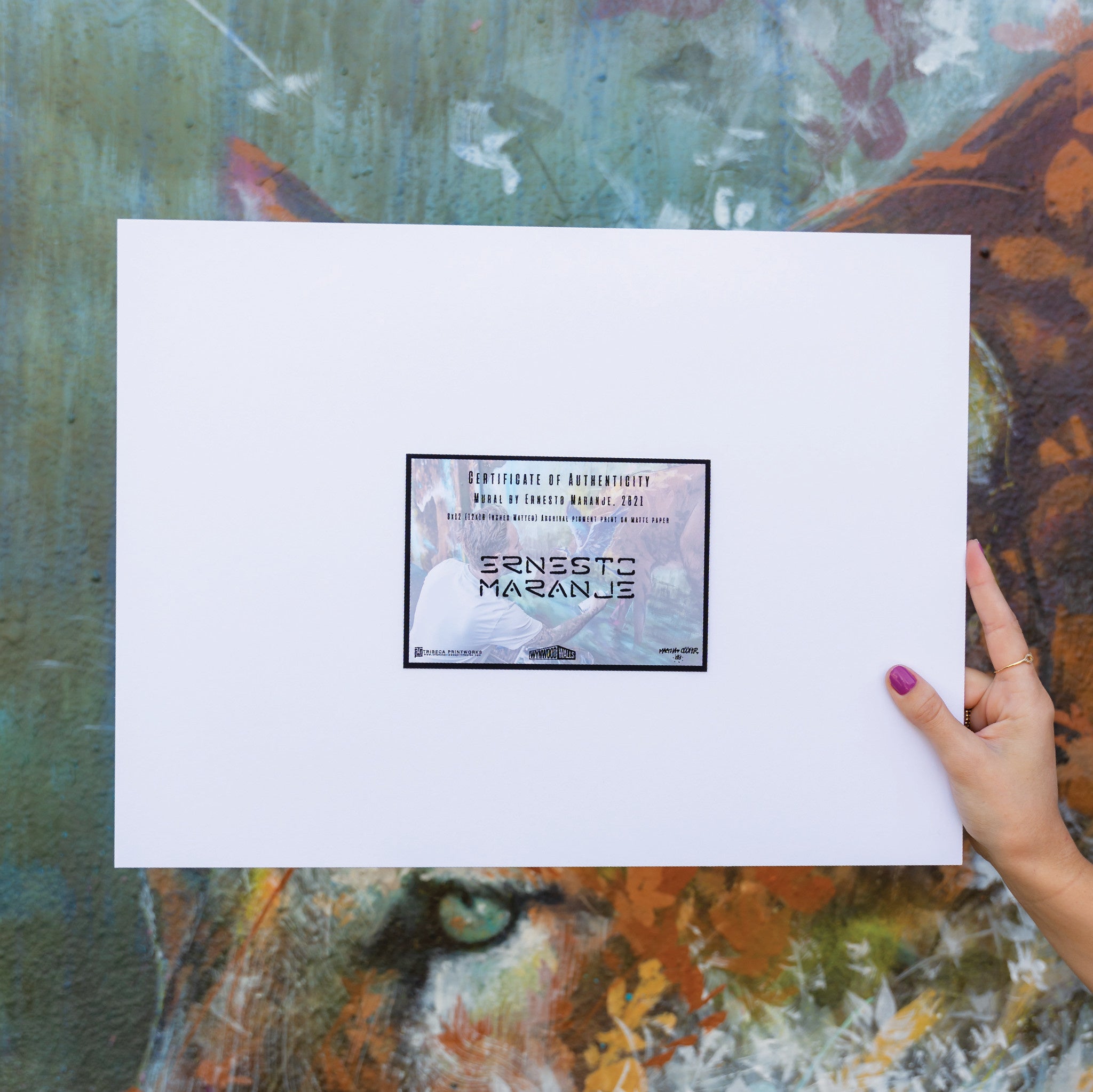 ERNESTO MARANJE Matted Print 2021 - Wynwood Walls Shop