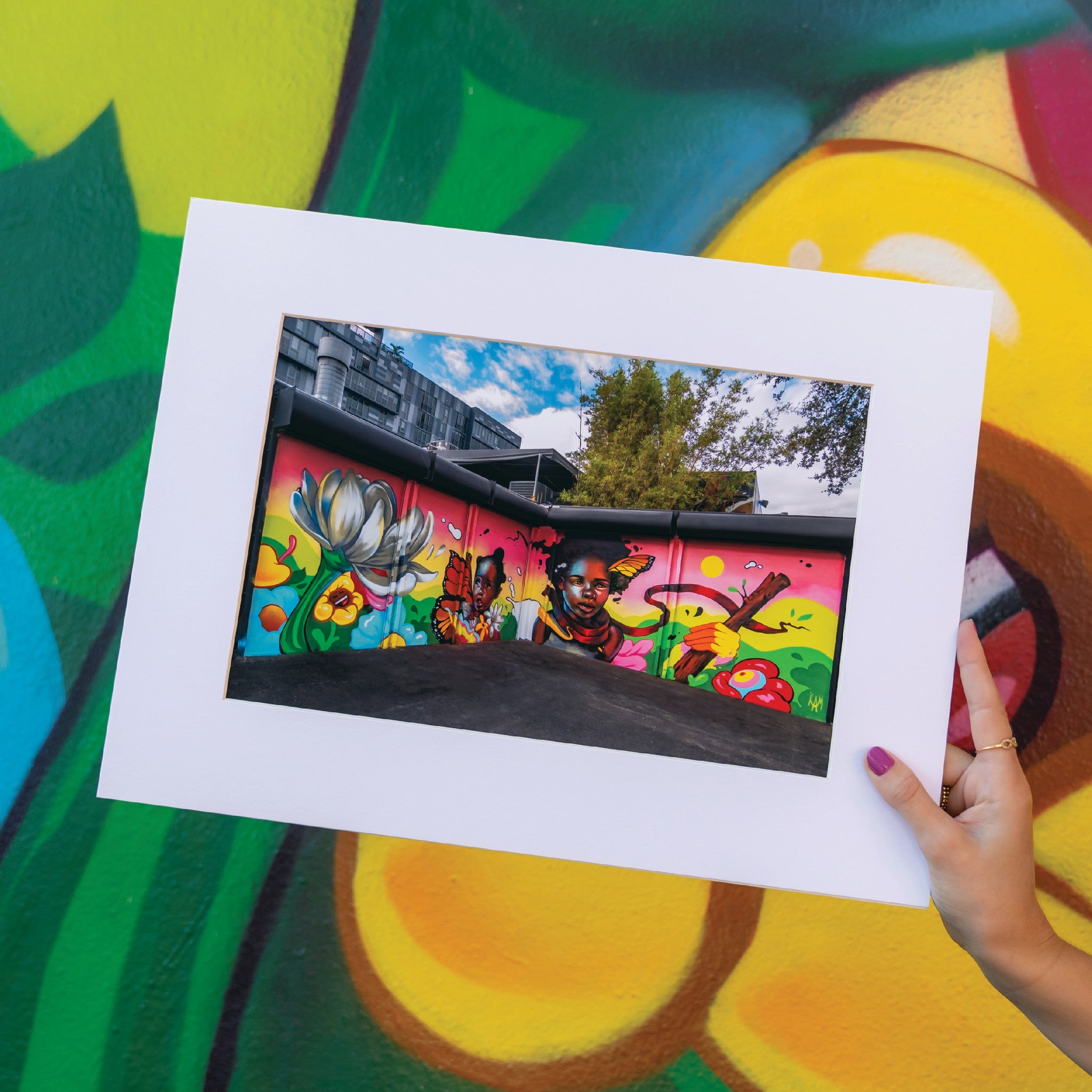 KAYLA MAHAFFEY Matted Print 2021 - Wynwood Walls Shop