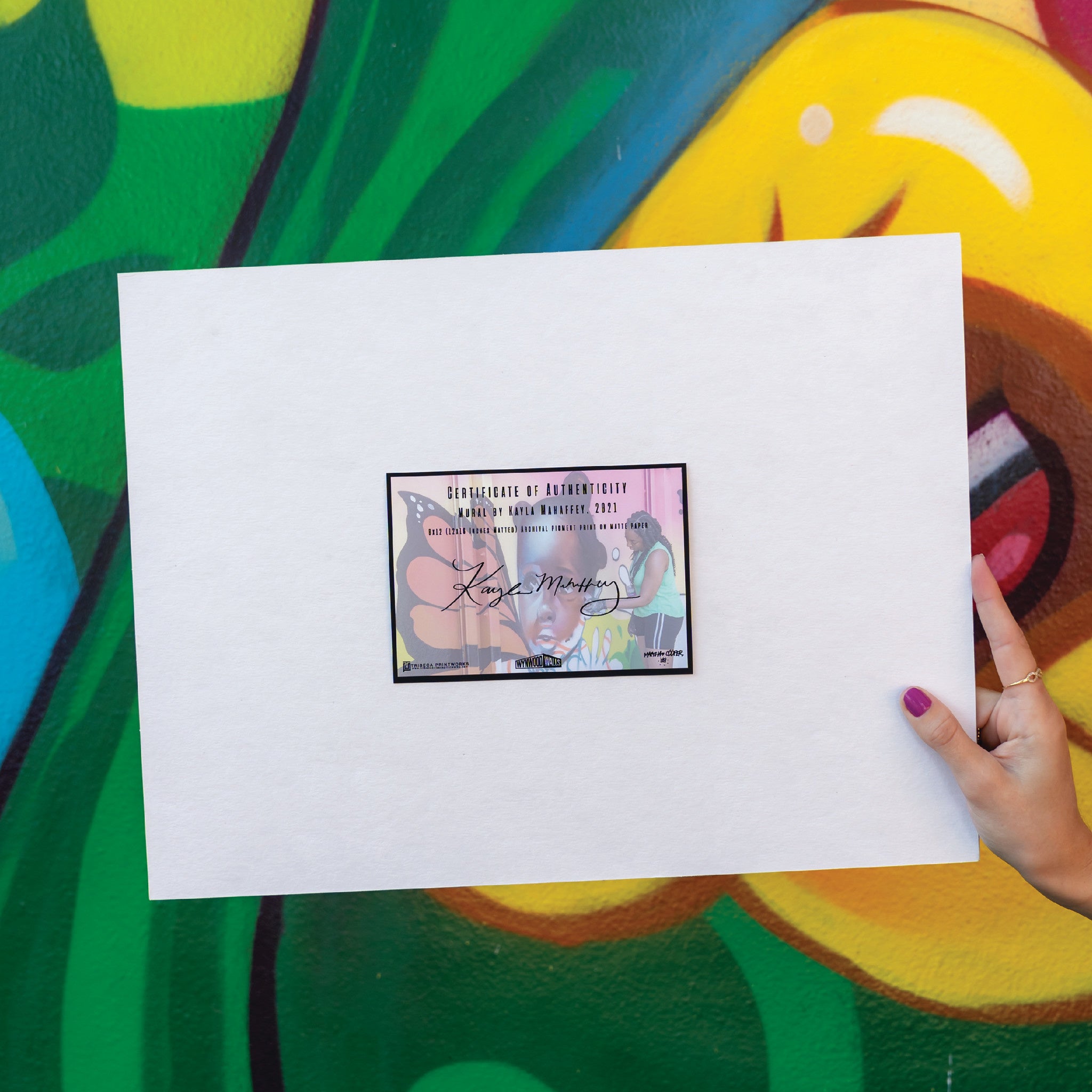 KAYLA MAHAFFEY Matted Print 2021 - Wynwood Walls Shop