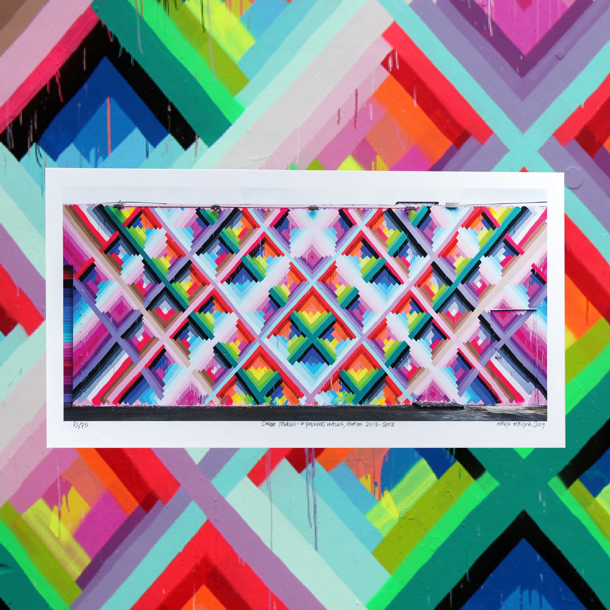 Maya Hayuk x Wynwood Walls 10th Year Commemoration Print Secondary image