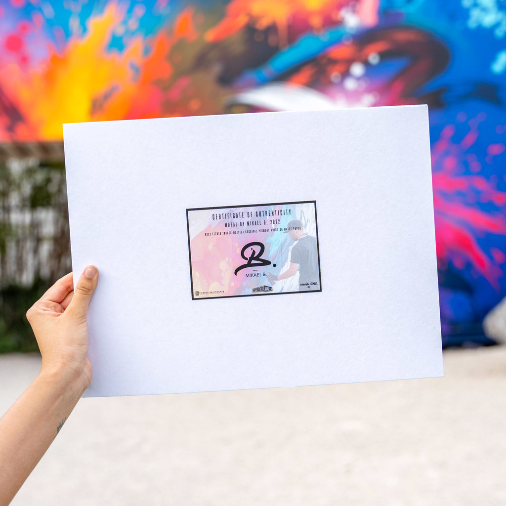 MIKAEL B. Matted Print 2022 - Wynwood Walls Shop