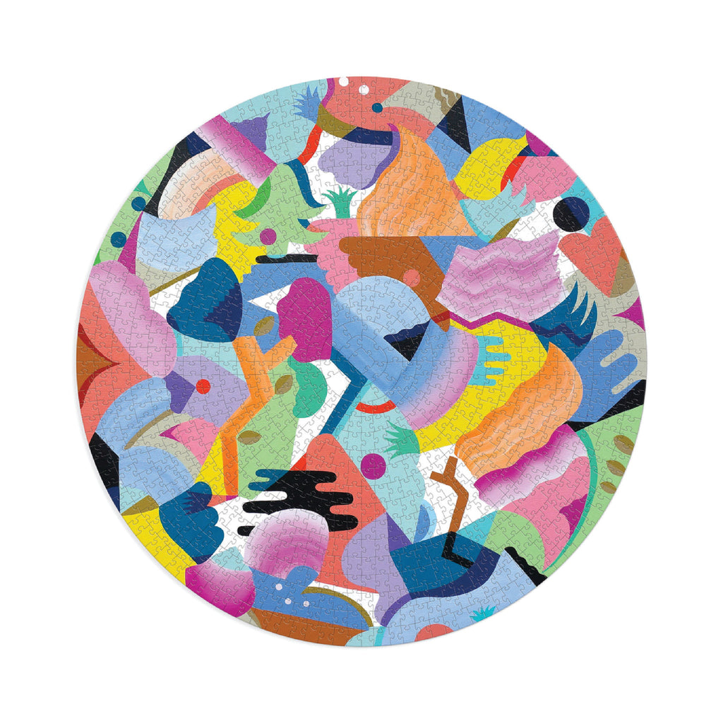 Mina Hamada LUNA DE FLOR 1000 Piece Round Puzzle - Wynwood Walls Shop