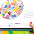 Mina Hamada LUNA DE FLOR 1000 Piece Round Puzzle - Wynwood Walls Shop