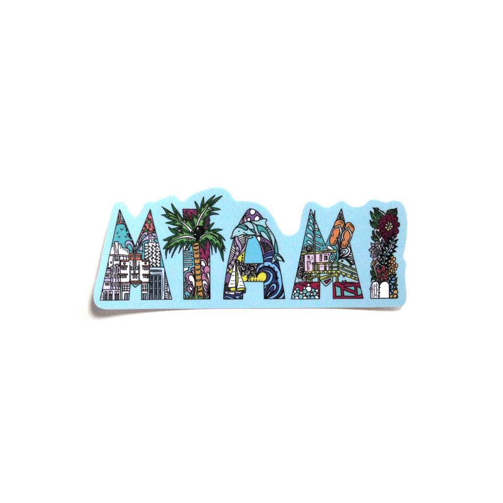 Kelsey Montague City Sticker Miami - Wynwood Walls Shop