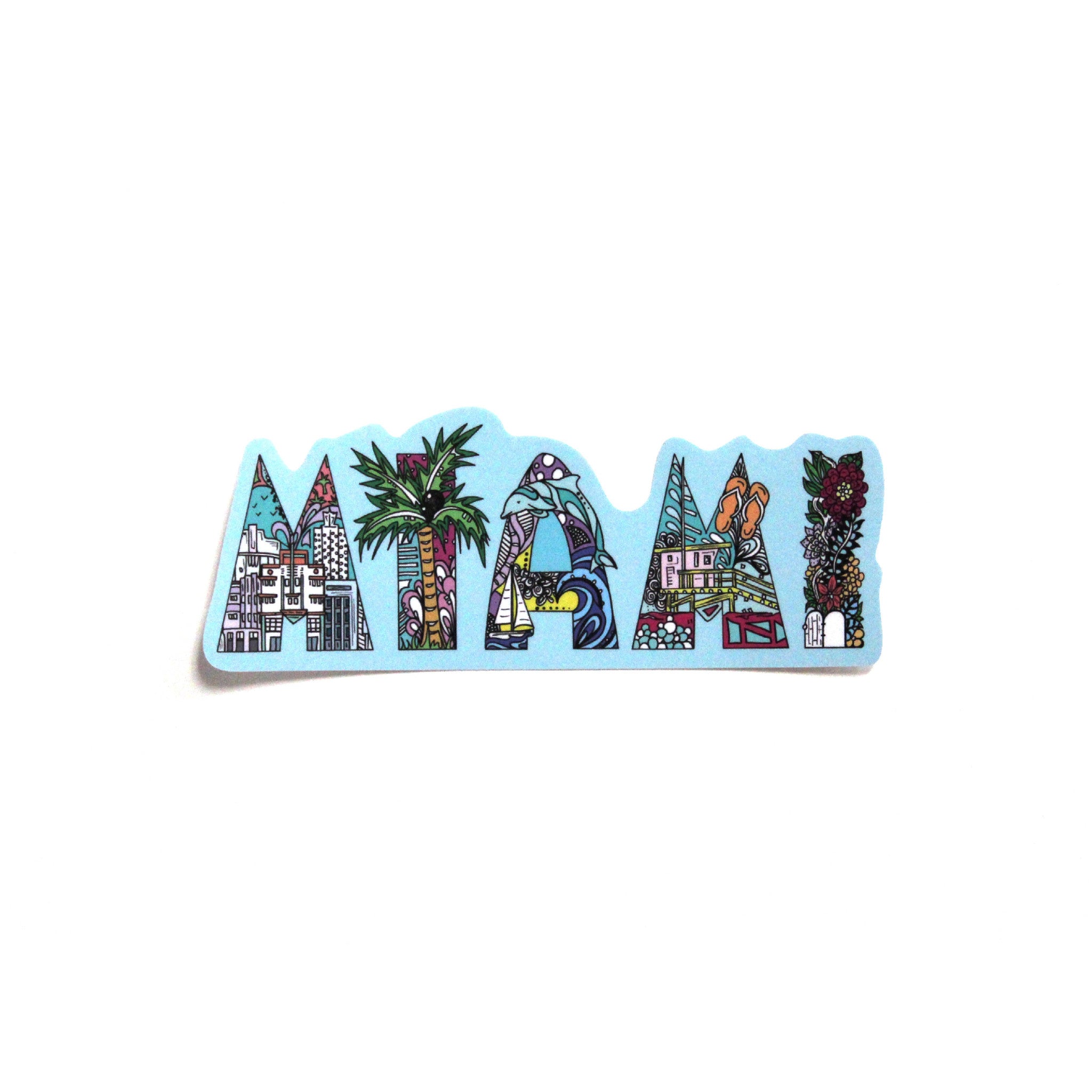 Kelsey Montague City Sticker Miami - Wynwood Walls Shop