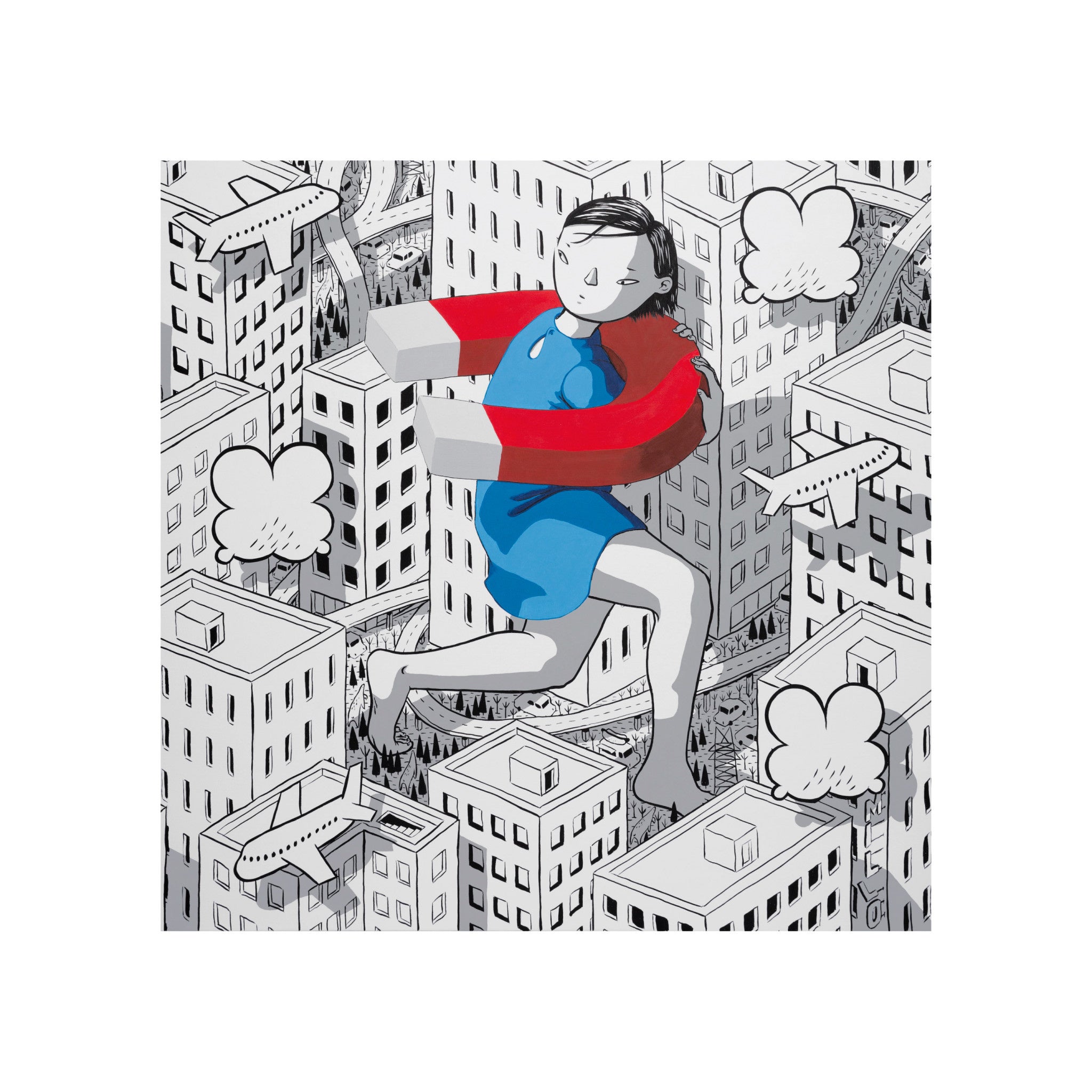 Millo RAGAZZA Magnet - Wynwood Walls Shop Main image