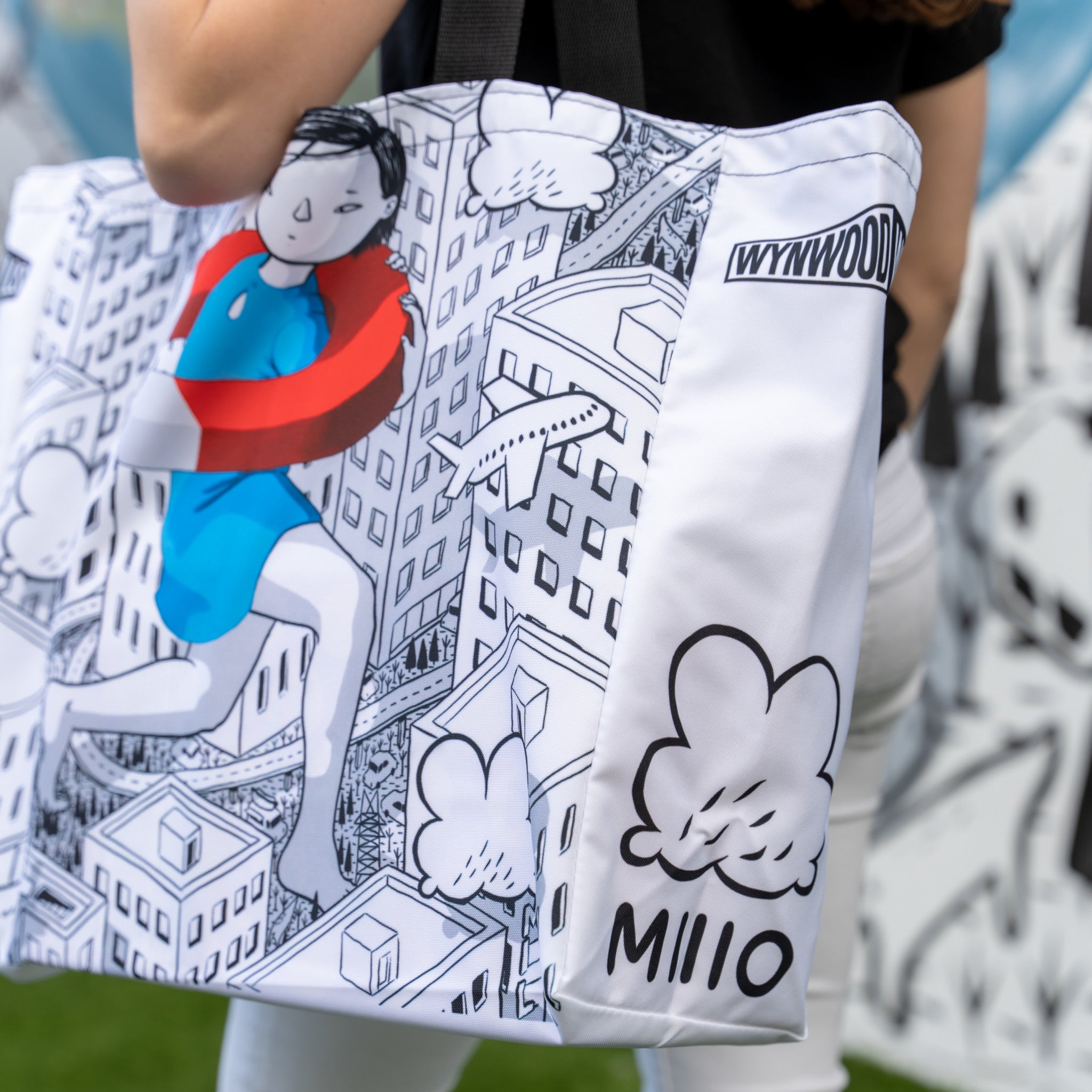 Millo Large Tote Bag - Wynwood Walls Shop