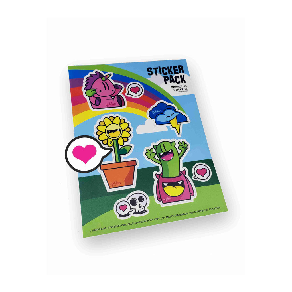 Mixed Sticker Sheet Golden305 Second Edition - Wynwood Walls Shop