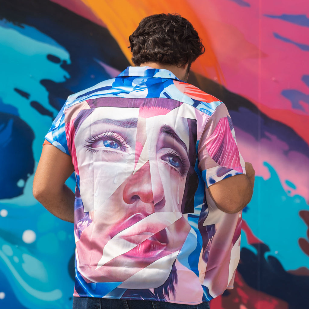 Elle MOTHER EARTH Satin Shirt - Wynwood Walls Shop