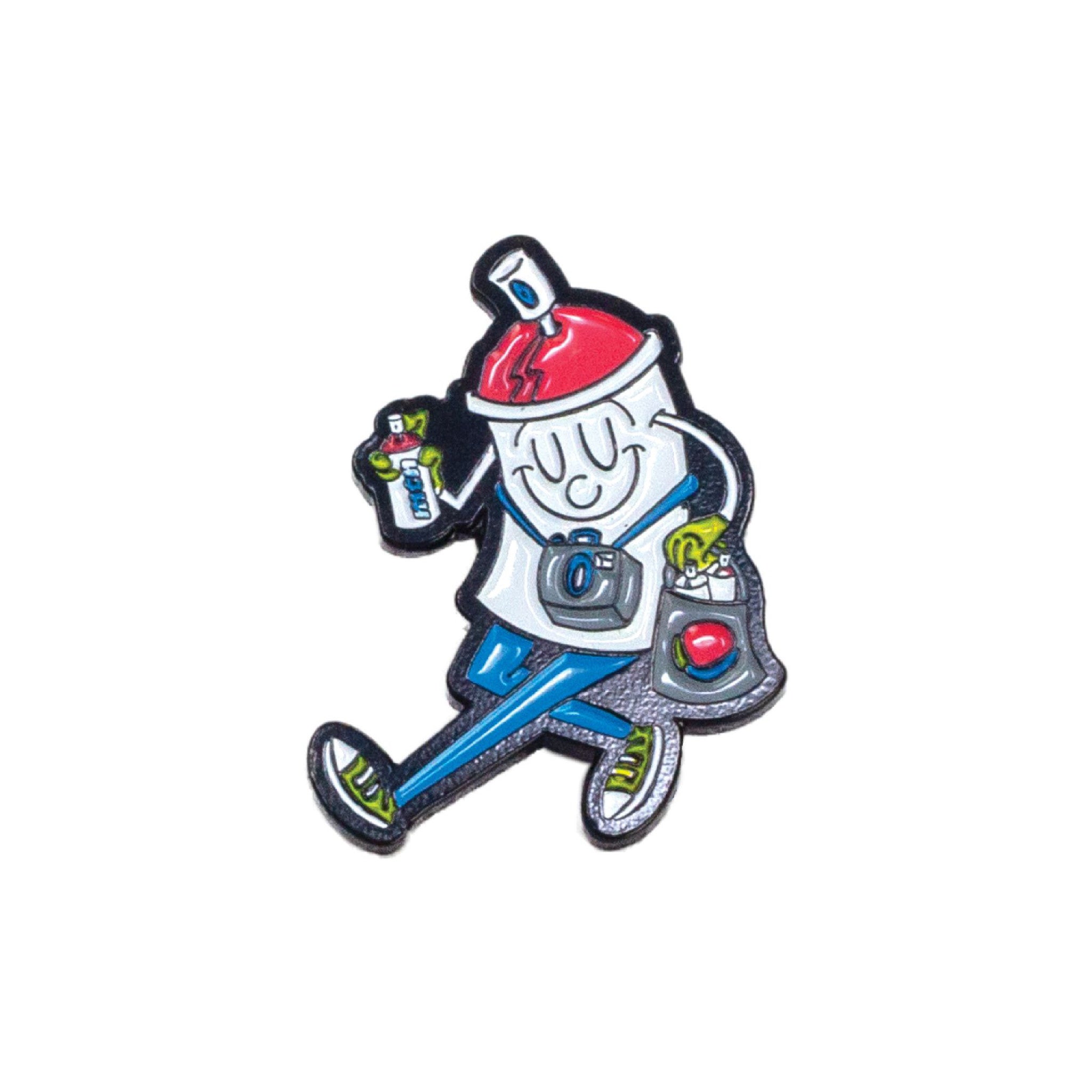 Happy SprayMore Enamel Pin - Wynwood Walls Shop Main image