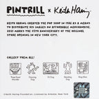Keith Haring POP SHOP - DANCING DOG Green Pin