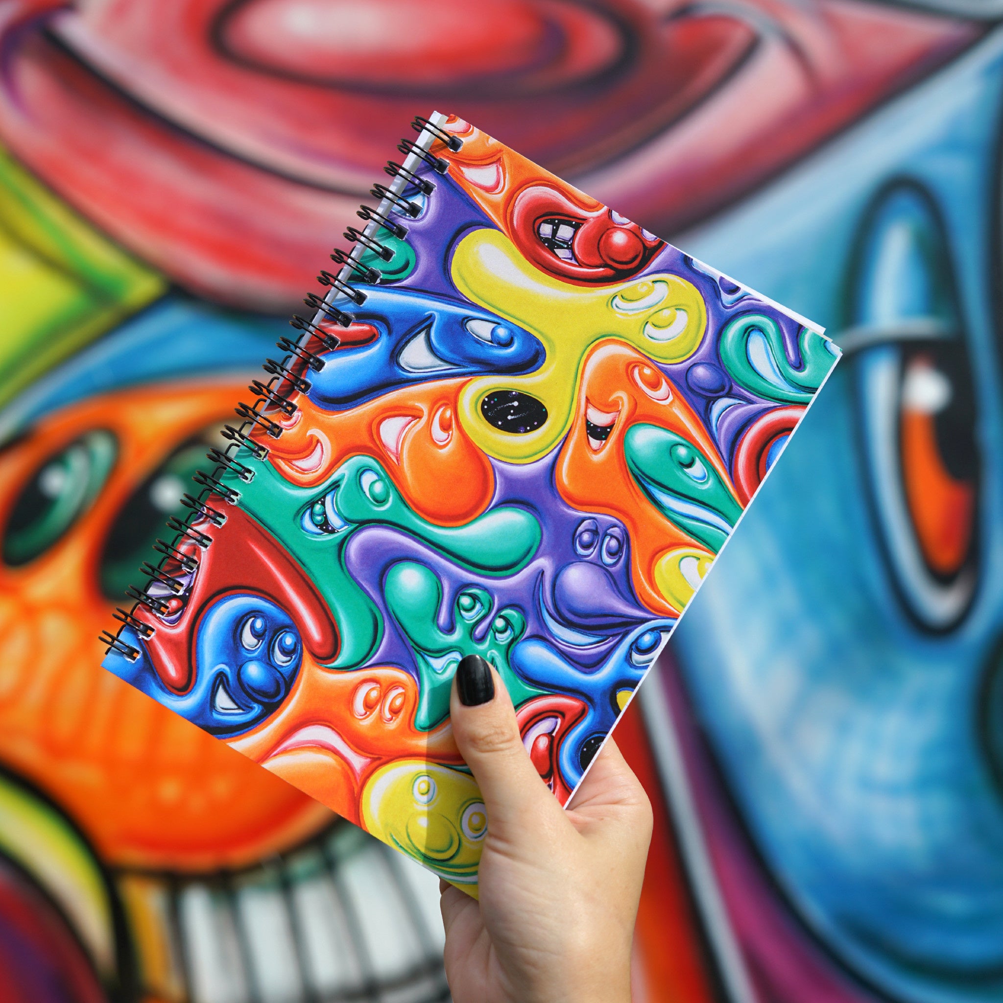 Kenny Scharf Spiral Notebook Yummy - Wynwood Walls Shop Main image