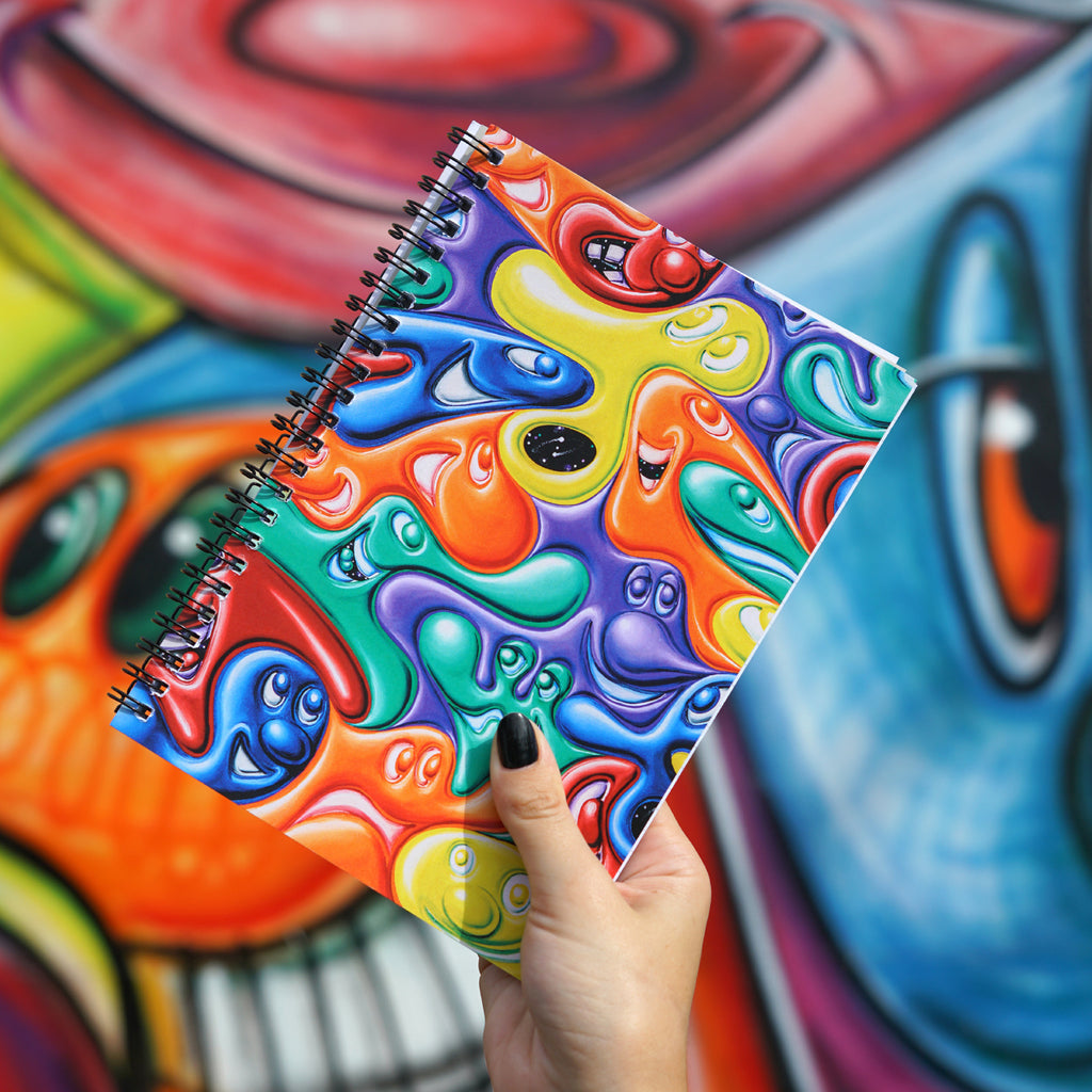 Kenny Scharf Spiral Notebook Yummy - Wynwood Walls Shop