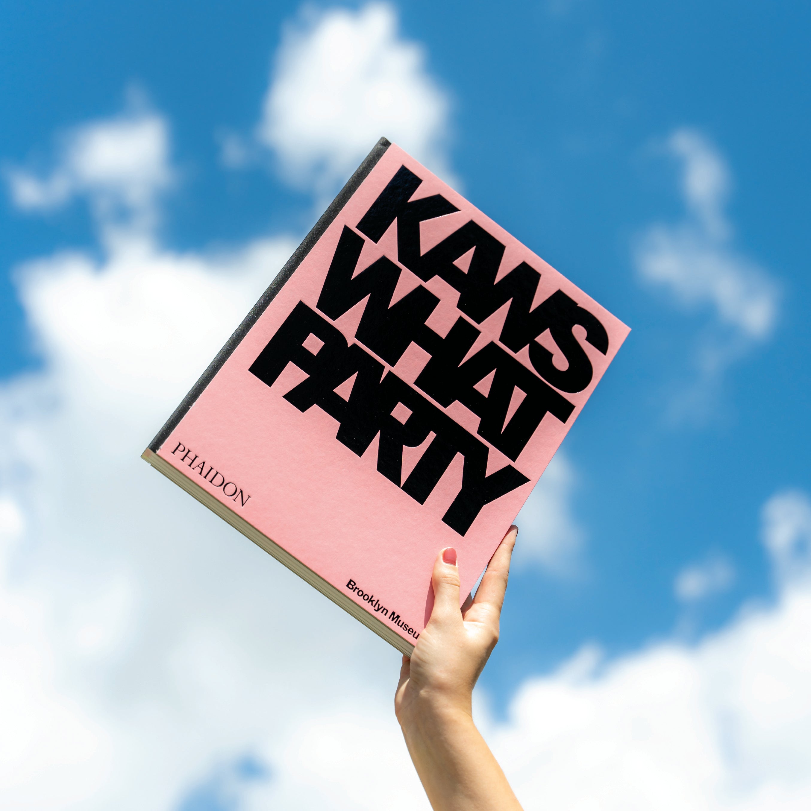 Kaws: What Party (Black on Pink)