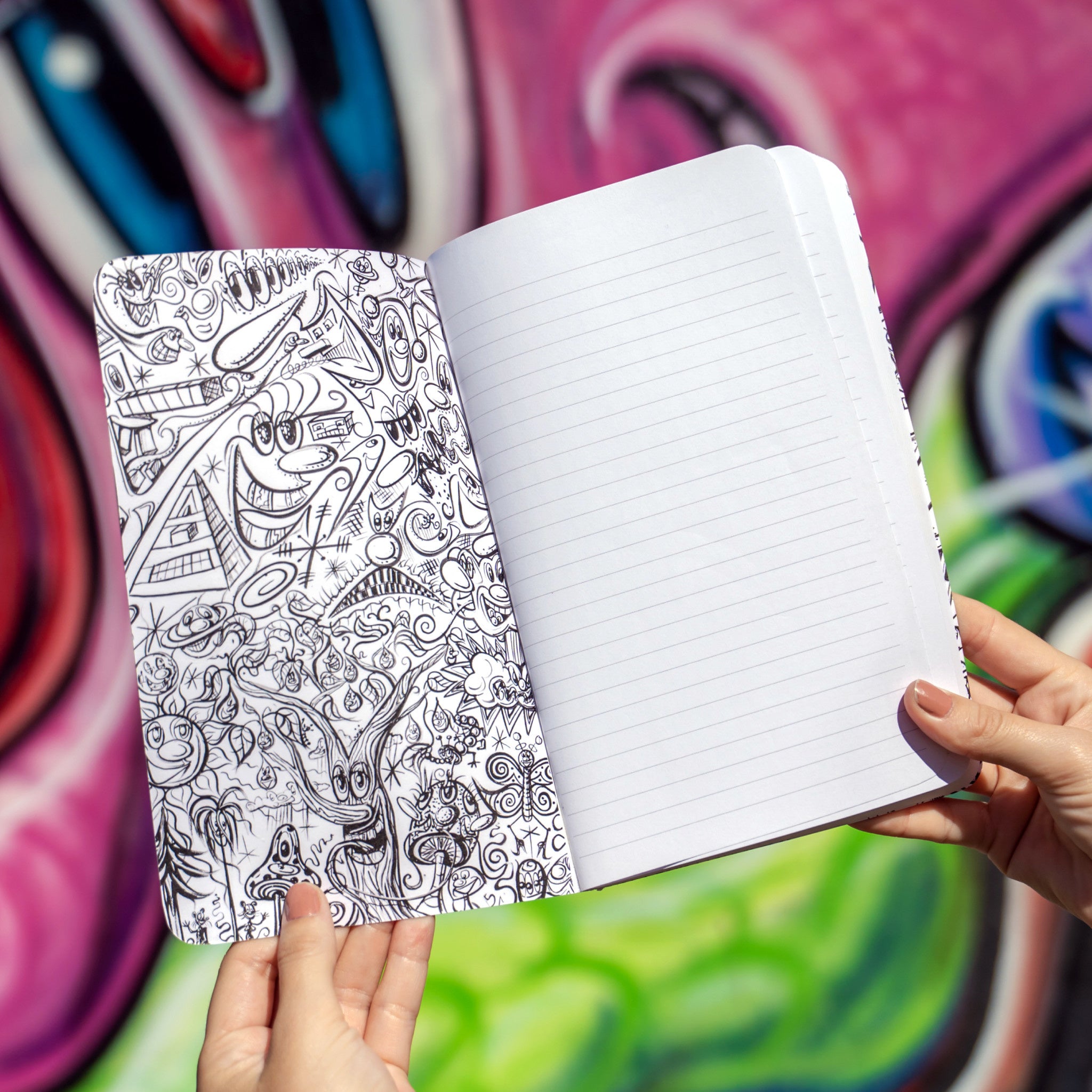 Kenny Scharf Nuffblobz Layflat Notebook - Wynwood Walls Shop