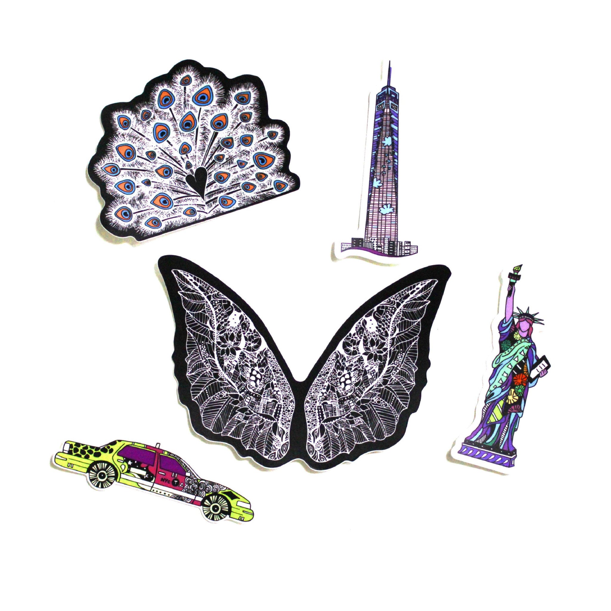 Kelsey Montague Sticker Pack Pride - Wynwood Walls Shop Main image