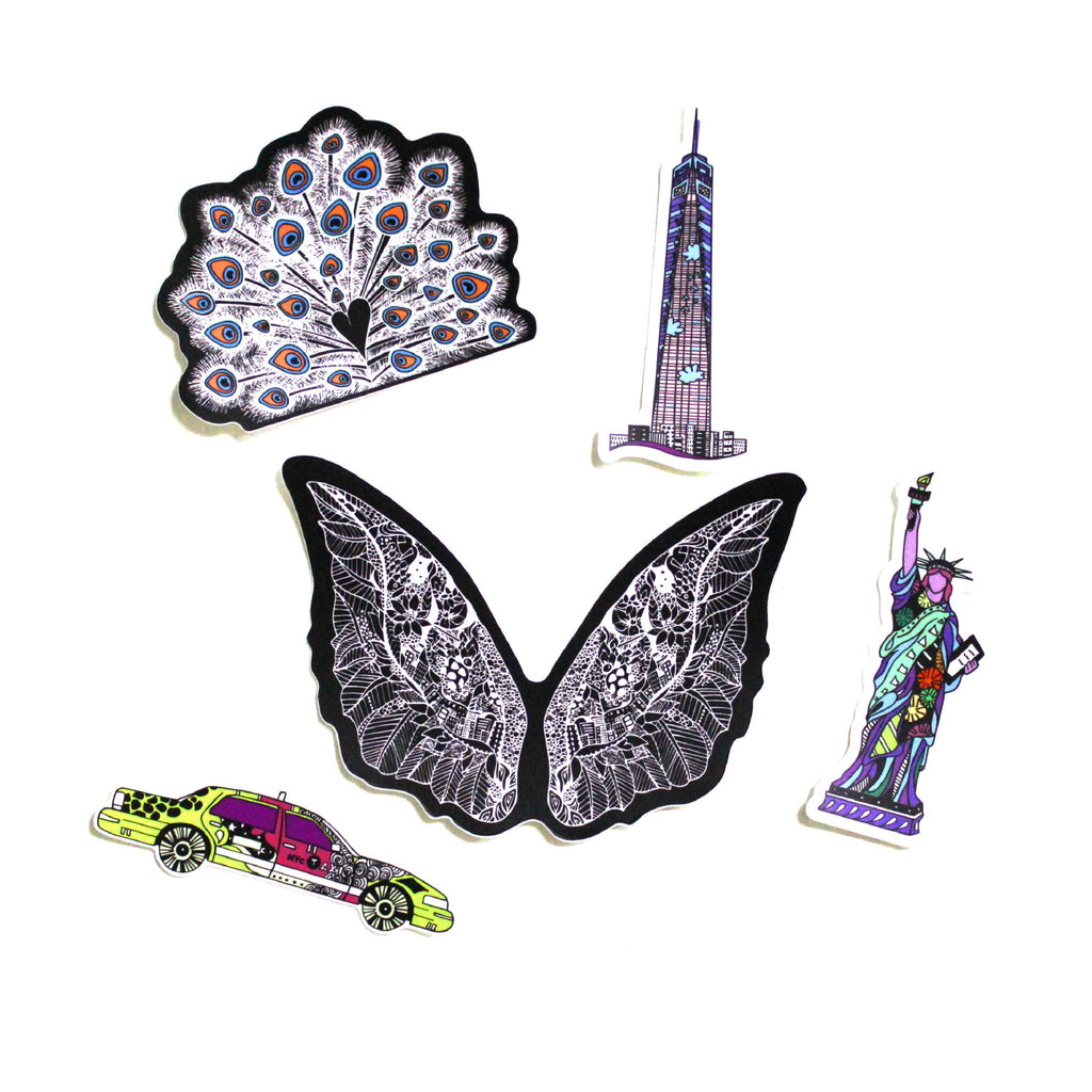 Kelsey Montague Sticker Pack Pride - Wynwood Walls Shop