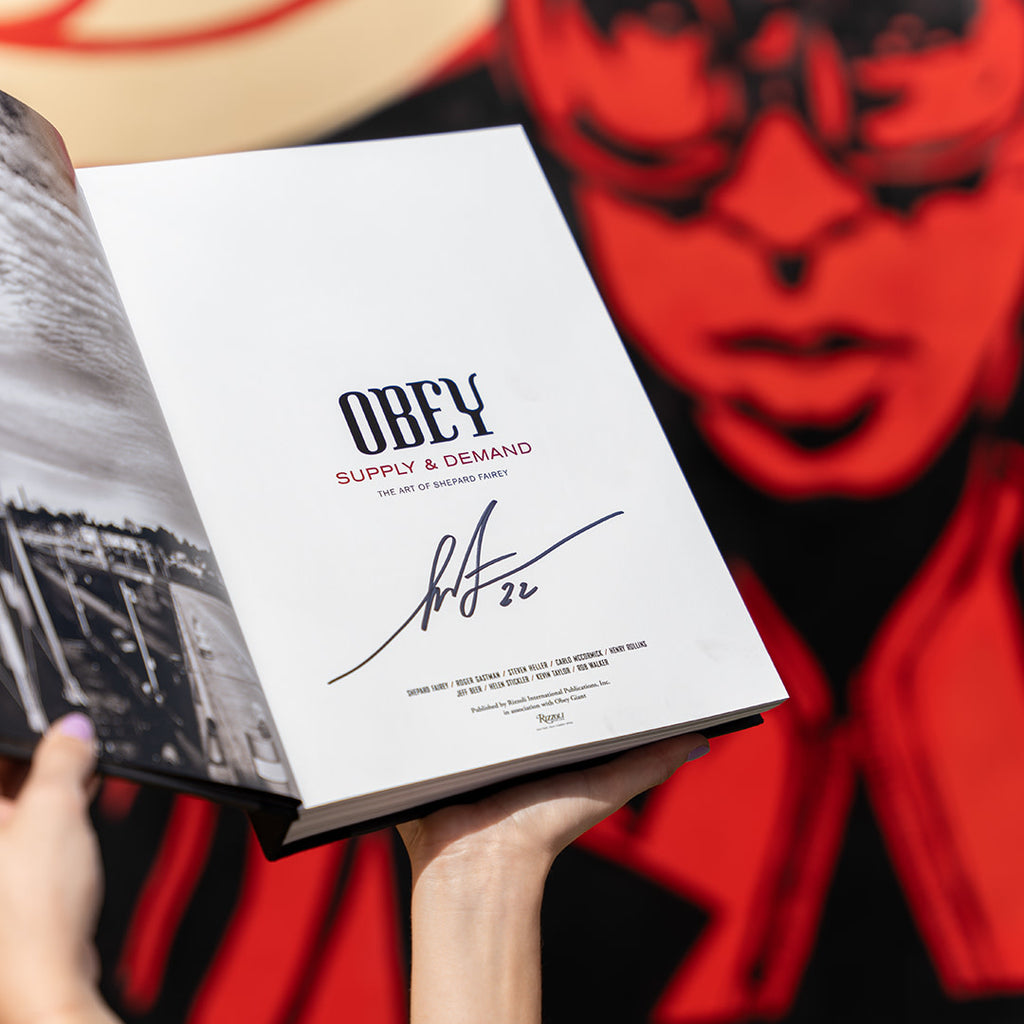 Shepard Fairey 20 Year Edition SUPPLY & DEMAND Signed Book - Wynwood Walls Shop