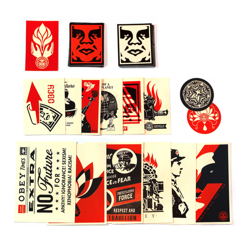 Shepard Fairey Obey Sticker Pack IV - Wynwood Walls Shop