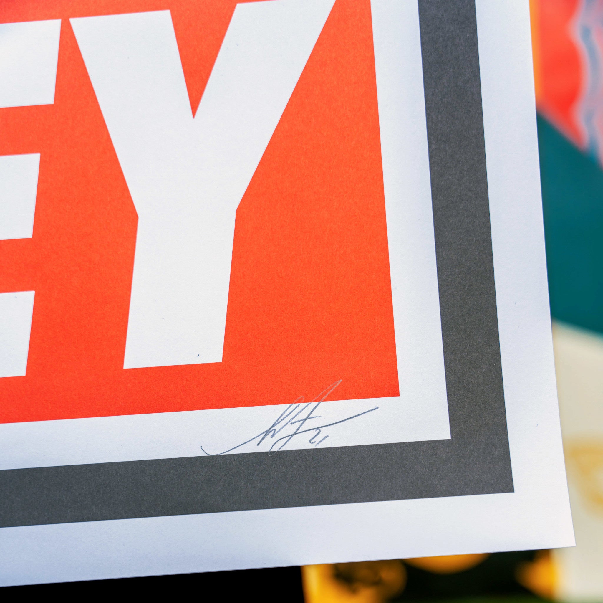 Obey Icon Signed Offset Lithograph - Wynwood Walls Shop