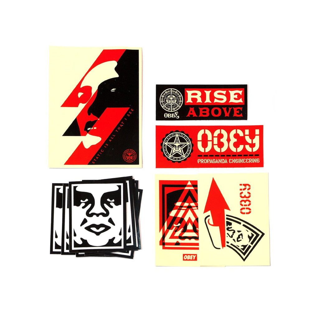 Shepard Fairey Obey Sticker Pack I - Wynwood Walls Shop