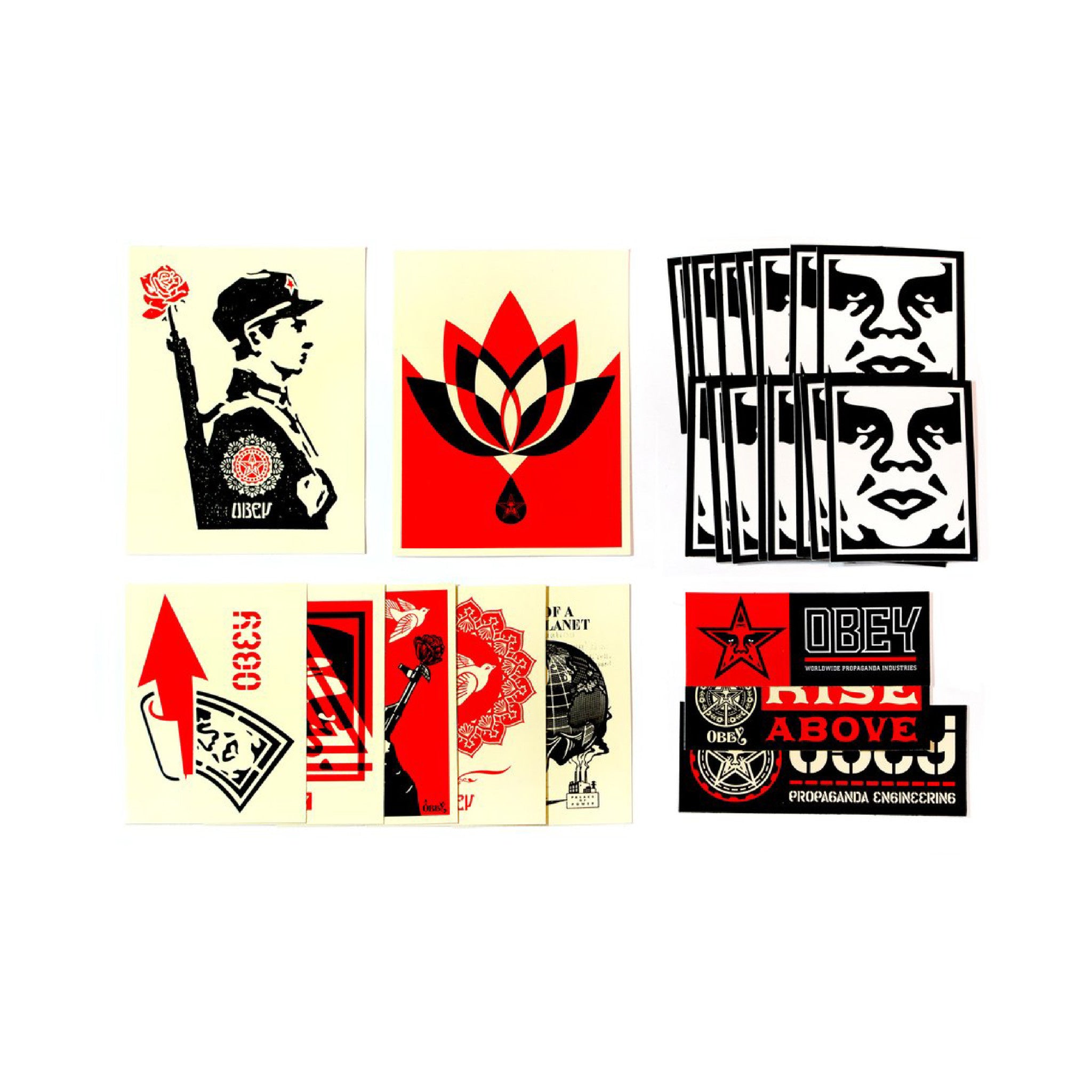 Shepard Fairey Obey Sticker Pack II - Wynwood Walls Shop