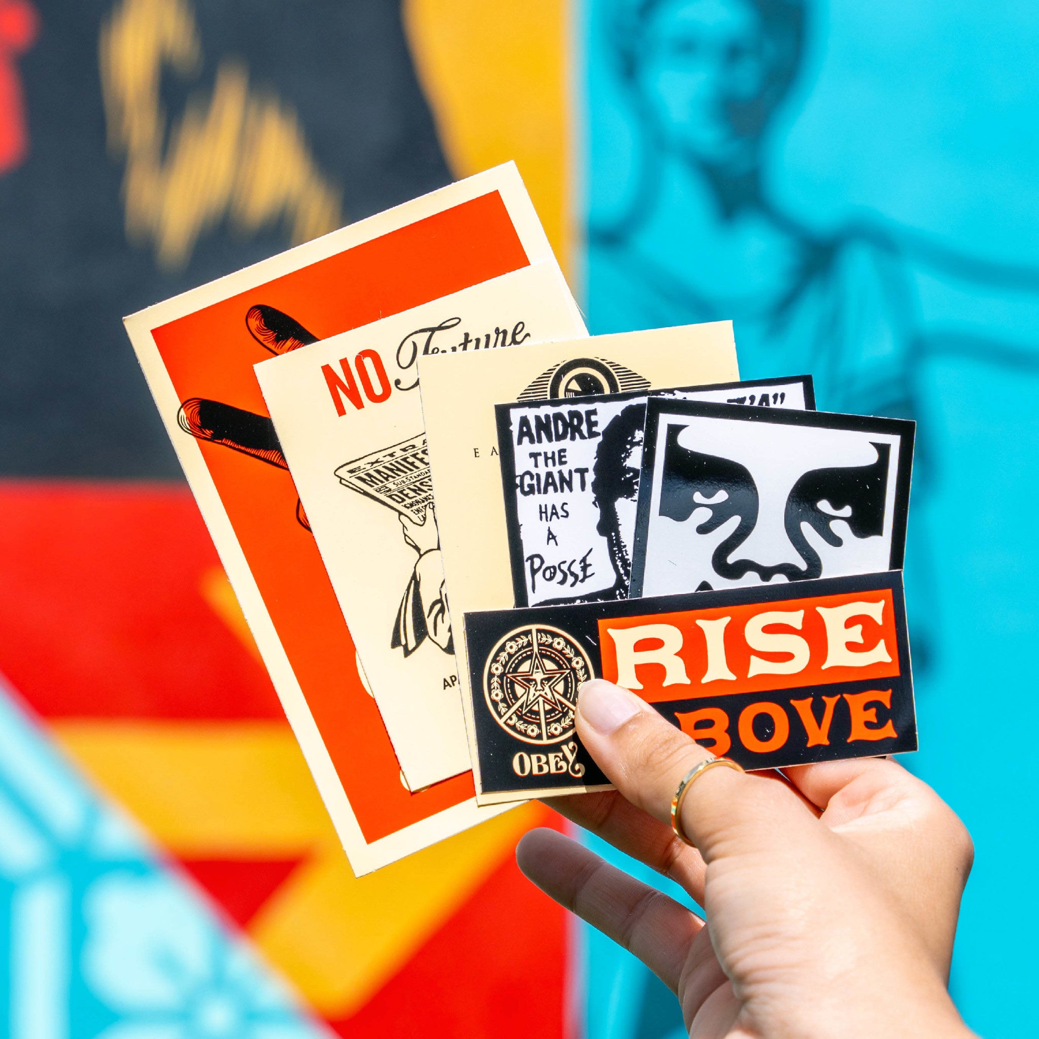 Shepard Fairey Obey Sticker Pack I - Wynwood Walls Shop