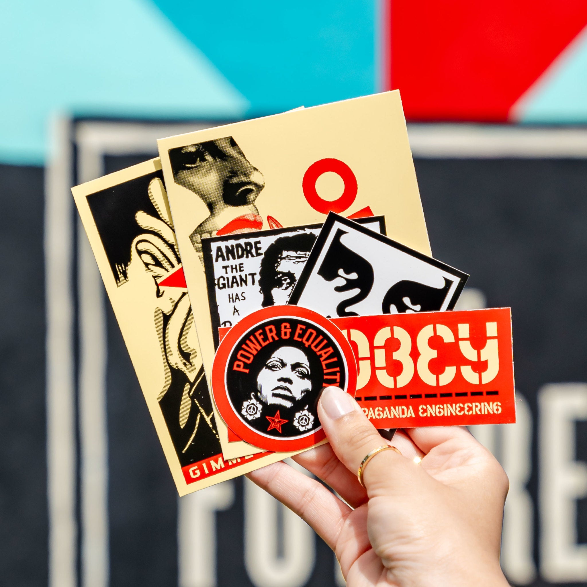 Shepard Fairey Obey Sticker Pack III - Wynwood Walls Shop Main image