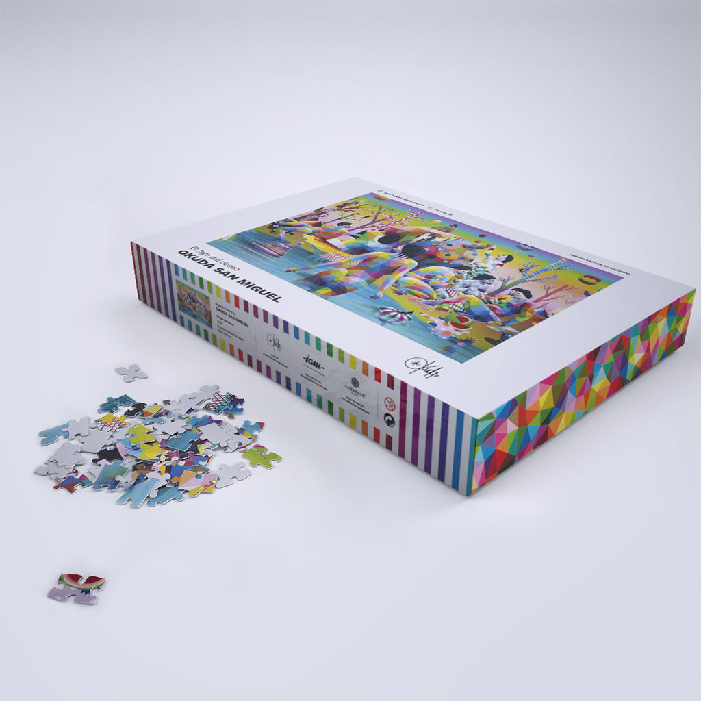 Okuda San Miguel EL LAGO DEL DESEO Puzzle - Wynwood Walls Shop