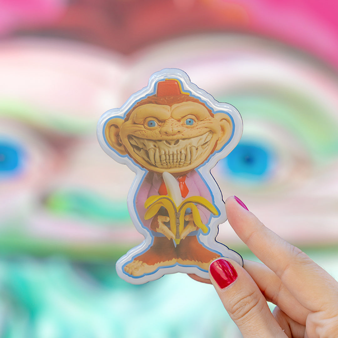 Ron English MONKEY SHINER Magnet Secondary image