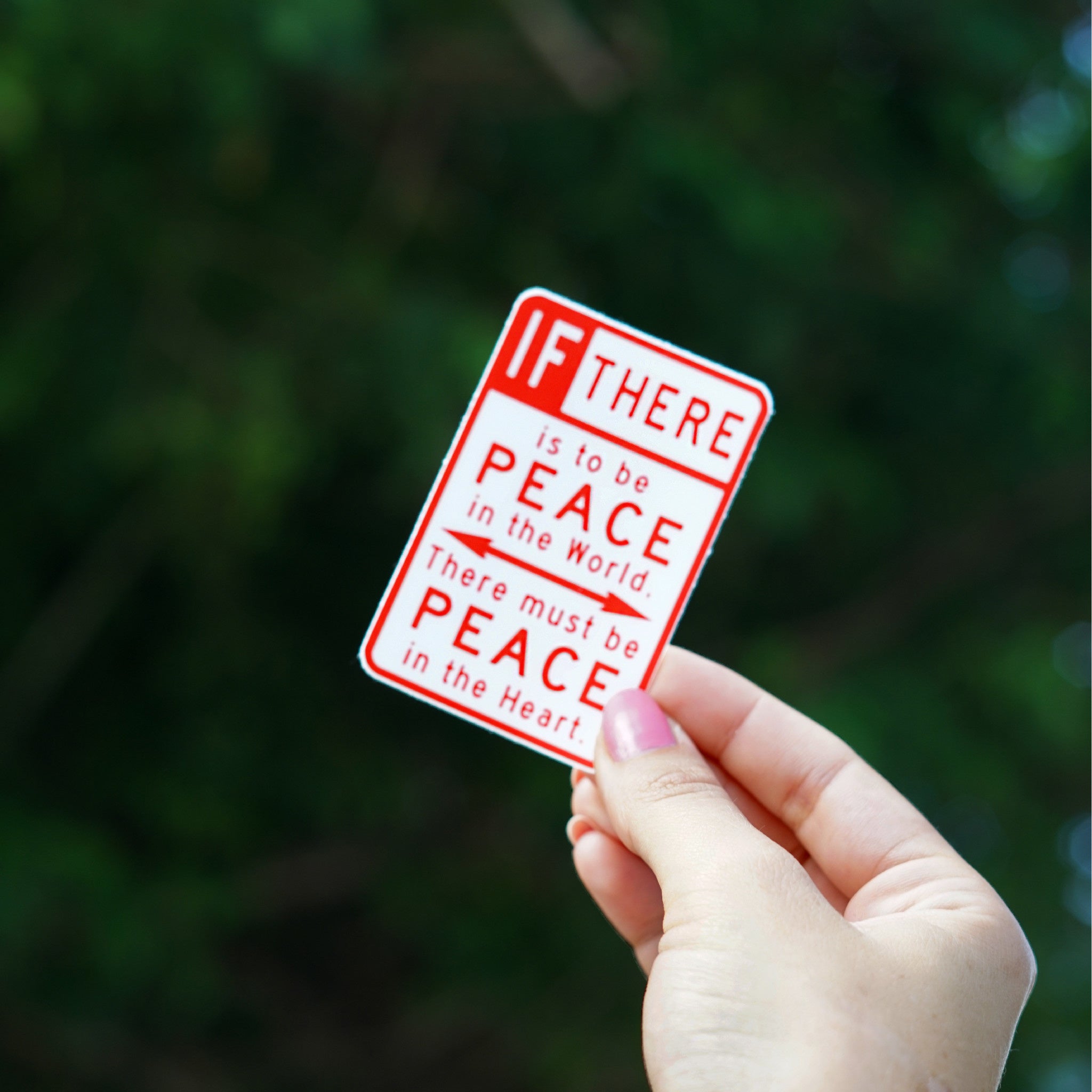 Scott Froschauer Peace Sign Sticker - Wynwood Walls Shop