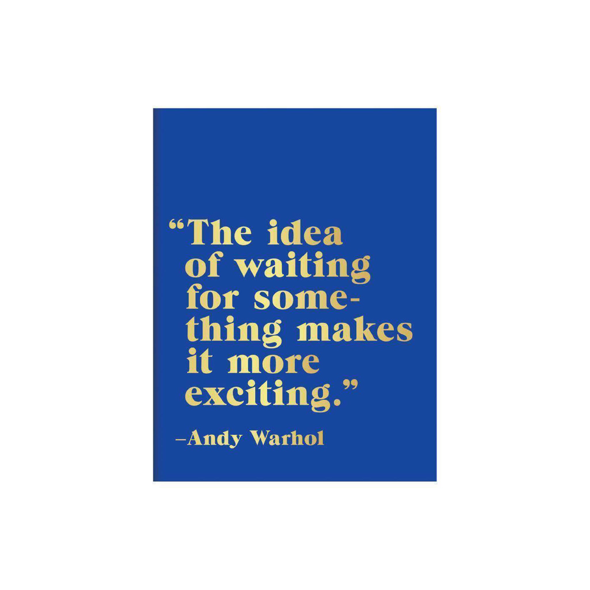 Andy Warhol Philosophy Greeting Assortment Notecards - Wynwood Walls Shop