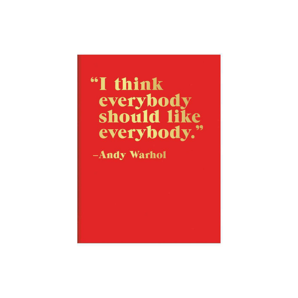 Andy Warhol Philosophy Greeting Assortment Notecards - Wynwood Walls Shop