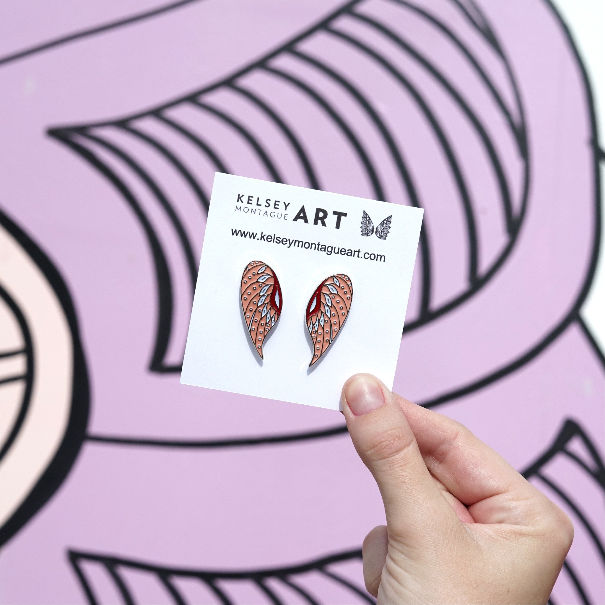 Kelsey Montague Wing Pin - Wynwood Walls Shop