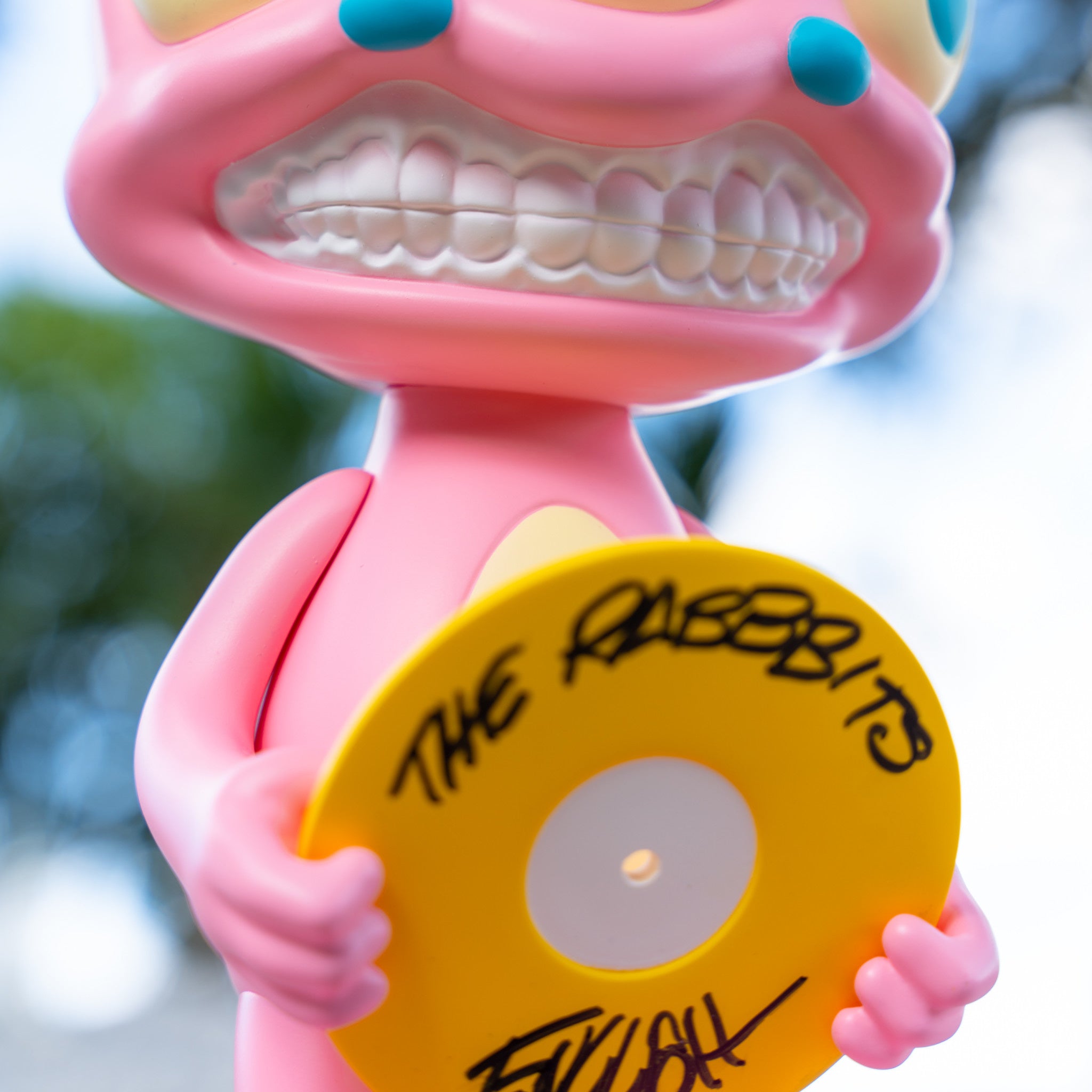 Ron English x Tower Records - Pink Ronnnie Rabbbit - Wynwood Walls Shop