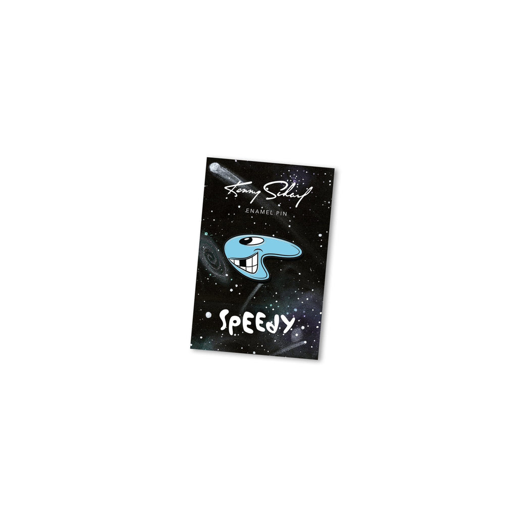 Kenny Scharf Speedy Pin - Blue - Wynwood Walls Shop