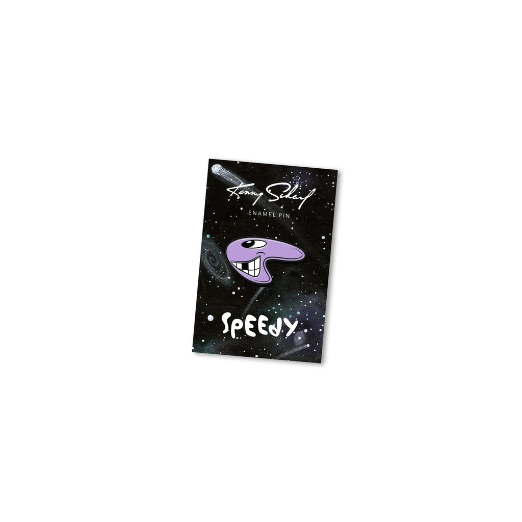 Kenny Scharf Speedy Pin - Purple - Wynwood Walls Shop