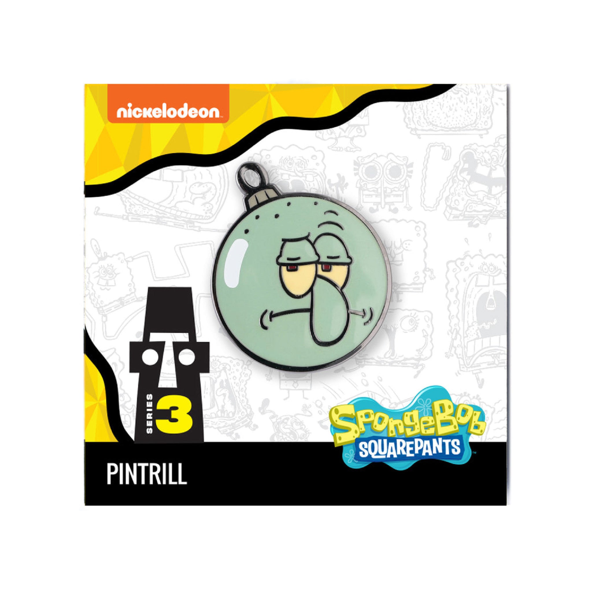 SpongeBob SquarePants - Squidward Ornament Pin - Wynwood Walls Shop