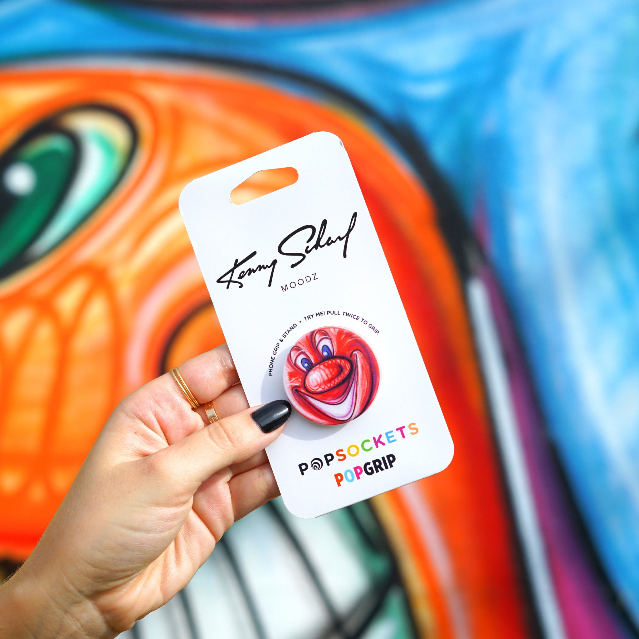 Kenny Scharf HAPPITY Tondo PopSocket - Wynwood Walls Shop Main image