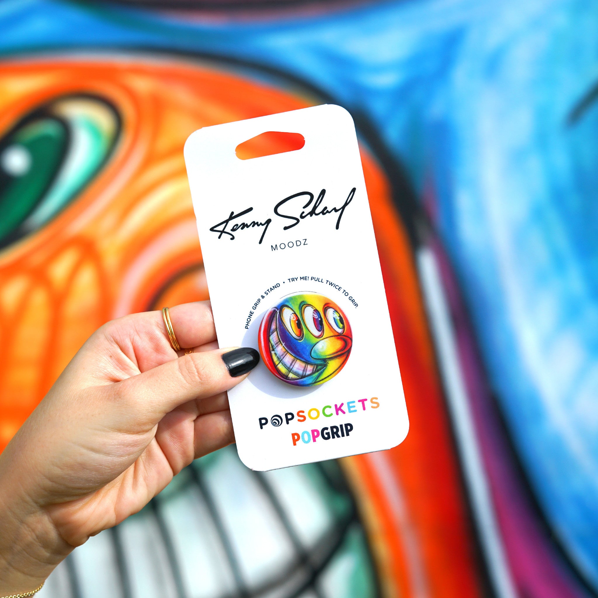 Kenny Scharf KOLORZI Tondo PopSocket - Wynwood Walls Shop Main image
